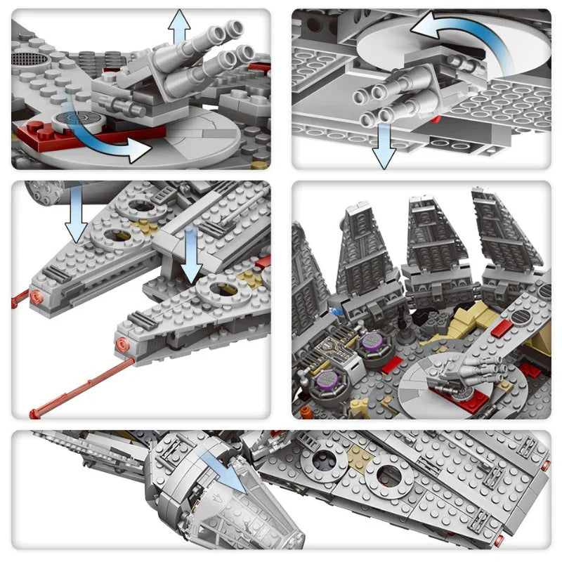 Klocki Millennium Falcon 75105 Statek kosmiczny