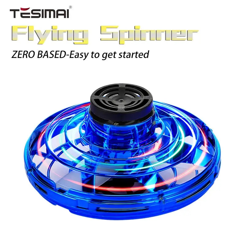 Latający spinner UFO z oświetleniem dla dzieci i dorosłych